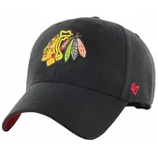 Chicago Blackhawks Hokejska kapa s šiltom NHL 47 MVP Ballpark Snap Black
