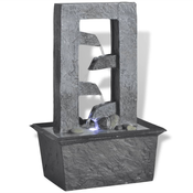 VIDAXL Notranja Fontana LED Osvetlitev Poli-resin