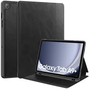 GS Ovitek za Samsung Galaxy Tab A9+, reža za vizitke in pisalo, črna