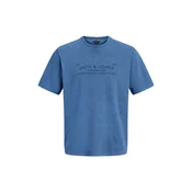 JACK & JONES Majica Bluaiden temno modra