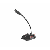 GENESIS RADIUM 100, Gaming Omnidirectional Microphone w/Stand, USB, LED, Black