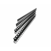 Klipko Spirale PVC 8 mm, črne, 100 kos