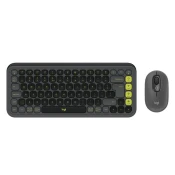 Logitech Logitech POP Icon Combo tipke i miš, Bluetooth, grafitna (920-013140)