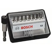 Bosch Set bitova odvrtaca Robust Line 2607002562, S, Ekstra tvrdi, 25 mm, 9 delova