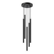 Sollux SL.1176 - Luster na lanku PASTELO 5xG9/8W/230V crna