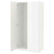 PAX/FARDAL Garderobni sestav, bela/visoki sijaj/bela, 100x38x201 cm