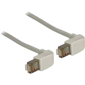 Delock RJ45 omrežni priključni kabel CAT 5e S/FTP [1x RJ45-vtič - 1x RJ45-vtič] 0.50 m siv Delock