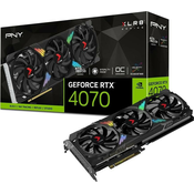 PNY GeForce RTX 4070 XLR8 Gaming Verto Epic-X RGB OC 12 GB GDDR6X (VCG407012TFXXPB1-O)