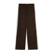 Bershka Hlače bež / čokolada