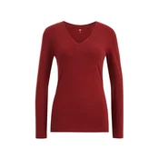 WE Fashion Majica vinsko rdeča