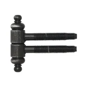 SFS uvrtno nasadilo z okrasno glavo, o 16 mm, višina 63 mm, jeklo, črno, antik