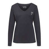 VIVANCE Majica za spanje Dreams temno siva/bela