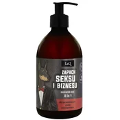 Doberman z vonjem seksa in posla - gel za prhanje 8 v 1 500 ml ČRNI MAT /2454