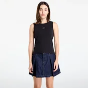 Calvin Klein Jeans A - Woven Label 2X2 Tank Top Black S