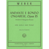 WEBER:ANDANTE E RONDO ONGARESE OP.35 VIOLA