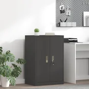 vidaXL Omarica za shranjevanje Črna 60 x 40 x 90 cm Jeklo