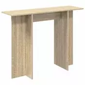 vidaXL Konzolna miza Sonoma hrast 100 x 30 x 75 cm Inženirski les
