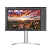Monitor LG 27UP850-W 27/IPS/3840x2160/60Hz/5ms GtG/HDMIx2,DP,USB/Freesync/VESA/pivot,visina/srebrna