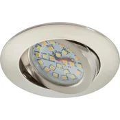 Briloner LED-vgradna luč 5 W nevtralno-bele barve, dnevno-bele barve, toplo-bele barve Briloner 7260-012 iz niklja (mat)