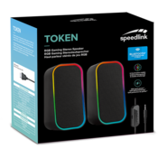 Gaming stereo zvočniki Speedlink TOKEN RGB - črni (PC)