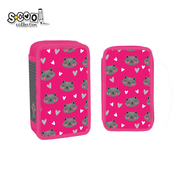 S-COOL SC2448 Dvodelna pernica, puna, Roze