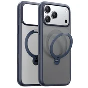 Premium maskica Torras Ostand Spin MagSafe Series za iPhone 17 Pro Max - navy blue