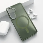 Maska za telefon Candy Shield Mag Case za Samsung S25/ S931B, Maslina