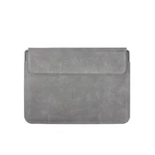 INF Usnjena torbica za prenosnik 15/16 palcev, združljiva z Macbook, Dell, Lenovo Grey, (5000071988)