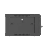 slomart Lanberg Rack omarica 19 4U 600x450 mm, črna, klasična