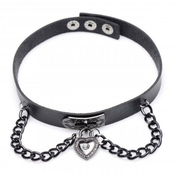 Gothic Heart Adjustable Collar