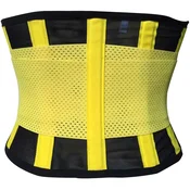Neopreni fitnes pas FO - 40449 - Rumena / Črna / M KP40449