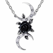Ogrlica z obeskom ALCHEMY GOTHIC - The Black Goddess - P870