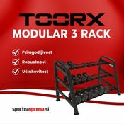 Toorx Modular 3 Rack – modularno stojalo za enoročne uteži v 3 nivojih – po naročilu (dobava 10 do 14 dni)