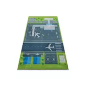RugsX BAMBINO 46990 pralna preproga Mesto, ulice za otroke protizdrsna - zelena/siva 200x290 cm, (5000176635)