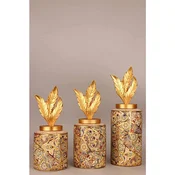 GoldenDance set ukrasnih vaza (3 komada)