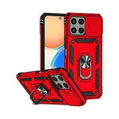 MaxMobile maskica za Honor X8C 4G ANTI-SHOCK WITH RING crvena