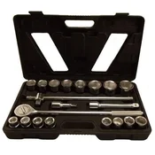 Komplet račne 20 delni set 3/4 - 6 kotne vtičnice 19-50mm