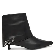KARL LAGERFELD Škornji KL30141 Črna