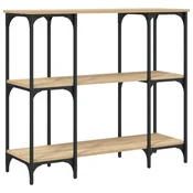 Vidaxl Klubska mizica sonoma hrast 102x35x90 cm inženirski les