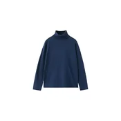 MANGO KIDS Pulover Bella temno modra