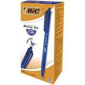Set kemijskih olovaka BIC Round Stic - Clic, plave, 20 komada