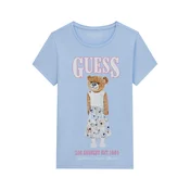 Guess Majica J6RI10 K6YW4 Svetlo modra Regular Fit