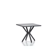 Lessentiel Maison Baštenski sto Samara 1, 94x94x78cm Sivo-Crni
