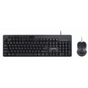 GEMBIRD Multimedia set miš + tastatura US layout KBS-UM-04 crni