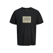 Jack & Jones Majica Jjrain Tee Ss Crew Neck 12288097 Črna Regular Fit