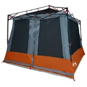 Vidaxl Notranji šotor Siva in oranžna 291 x 291 x 240 cm tafeta