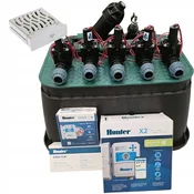 Hunter 5-delni komplet: zbiralnik s filtrom in kompresorjem, X2, Wand, Rainclik, korito, PE 32