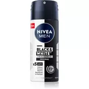 Nivea Men Invisible Black & White antiperspirant v pršilu za moške  100 ml