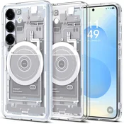 Ovitek Spigen Ultra Hybrid Mag za Samsung Galaxy S25 - zero one white