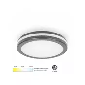 BBLINK LED plafonjera X09-300-24W 3000/4000/6500K IP65 ANTRACIT